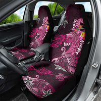 Breast Cancer Mermaid Polynesia Car Seat Cover Faith Hope Love