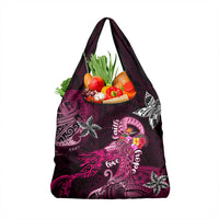 Breast Cancer Mermaid Polynesia Grocery Bag Faith Hope Love