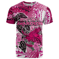 Breast Cancer Awareness Hawaii T Shirt Polynesia Girl Nobody Fights Alone