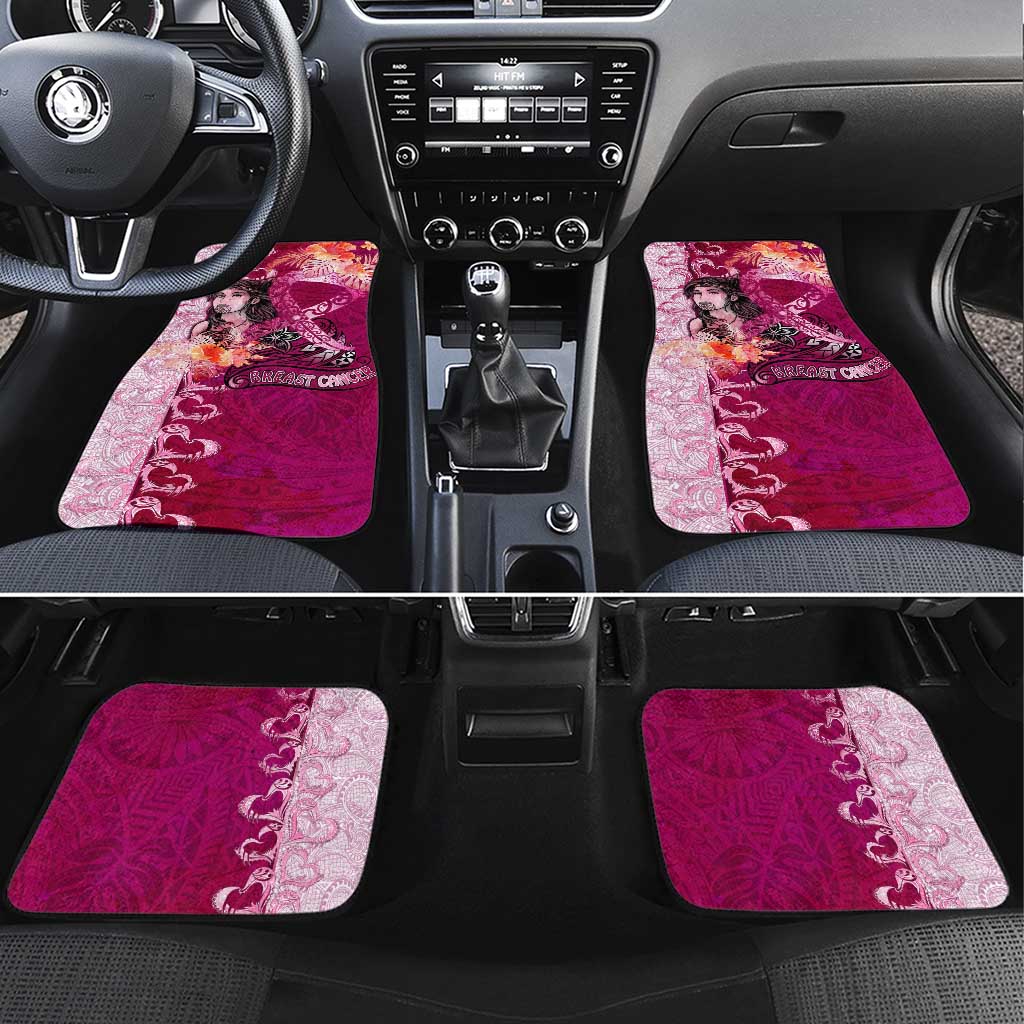 Breast Cancer New Zealand Car Mats Maori Aotearoa Girl Pink Out