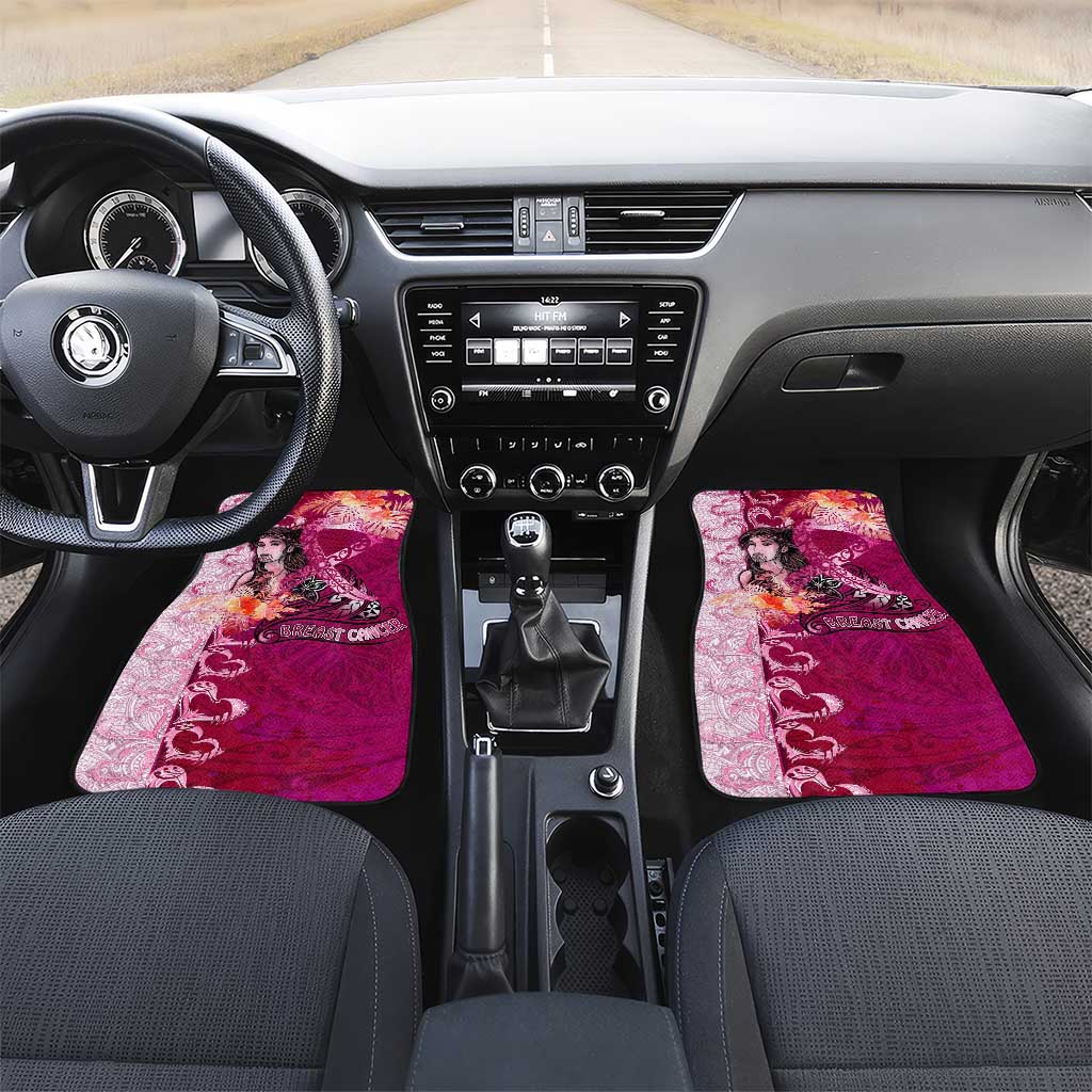 Breast Cancer New Zealand Car Mats Maori Aotearoa Girl Pink Out