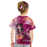 Breast Cancer New Zealand Kid T Shirt Maori Aotearoa Girl Pink Out