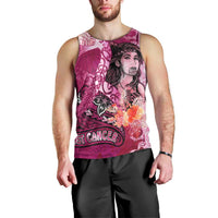 Breast Cancer New Zealand Men Tank Top Maori Aotearoa Girl Pink Out