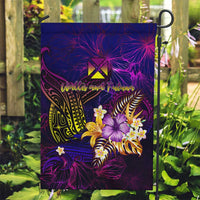 Wallis and Futuna Garden Flag Whale Hibiscus Polynesian