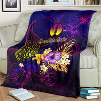 New Caledonia Blanket Whale Hibiscus Polynesian