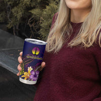 New Caledonia Tumbler Cup Whale Hibiscus Polynesian