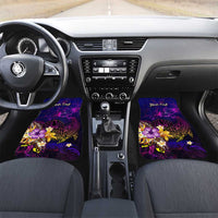 Tahiti French Polynesia Car Mats Whale Hibiscus Polynesian