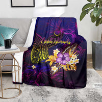 Cook Islands Blanket Whale Hibiscus Polynesian
