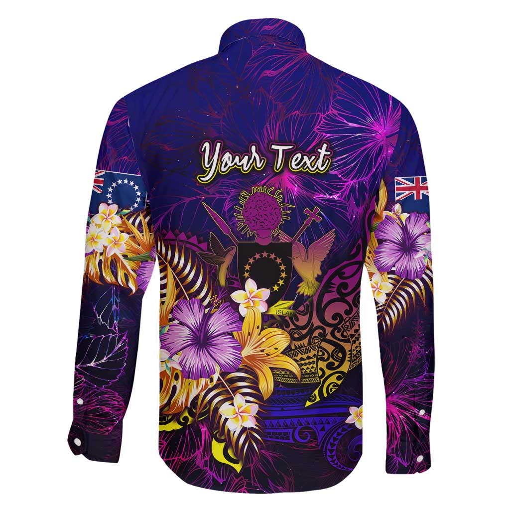 Cook Islands Family Matching Off Shoulder Maxi Dress and Hawaiian Shirt Whale Hibiscus Polynesian