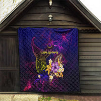 Cook Islands Quilt Whale Hibiscus Polynesian