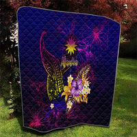 Nauru Quilt Whale Hibiscus Polynesian