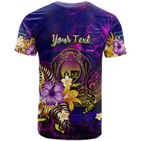 Nauru T Shirt Whale Hibiscus Polynesian