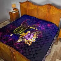 Tuvalu Quilt Whale Hibiscus Polynesian