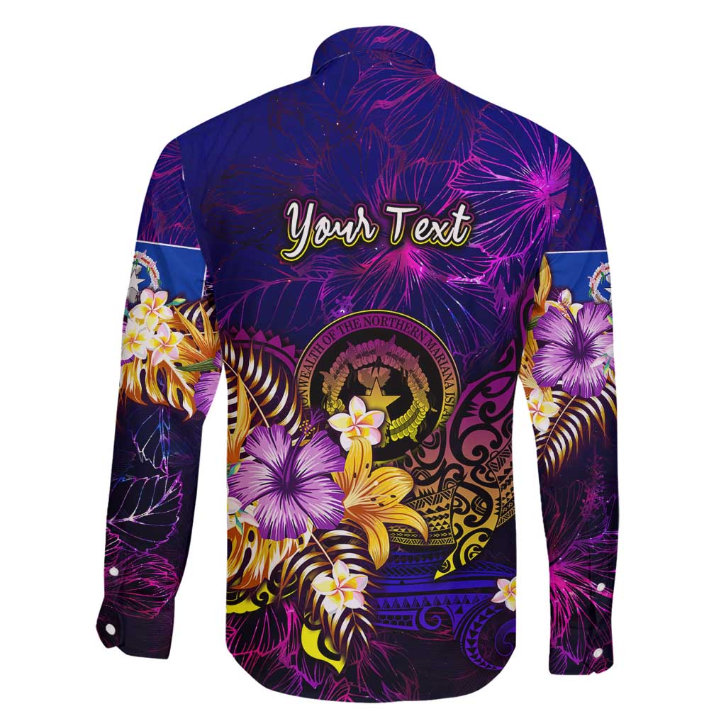 Northern Mariana Islands Family Matching Long Sleeve Bodycon Dress and Hawaiian Shirt Whale Hibiscus Polynesian