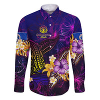 Northern Mariana Islands Family Matching Mermaid Dress and Hawaiian Shirt Whale Hibiscus Polynesian