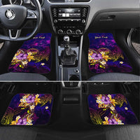 Marshall Islands Car Mats Whale Hibiscus Polynesian