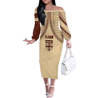 fiji-bula-family-matching-off-shoulder-long-sleeve-dress-and-hawaiian-shirt-tapa-pattern-design