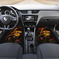 Wallis and Futuna Car Mats Octopus Plumeria Polynesian Tattoo