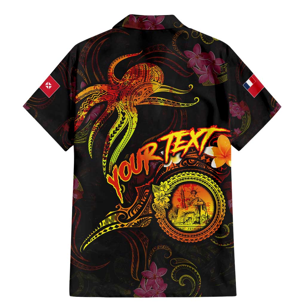 Wallis and Futuna Family Matching Mermaid Dress and Hawaiian Shirt Octopus Plumeria Polynesian Tattoo