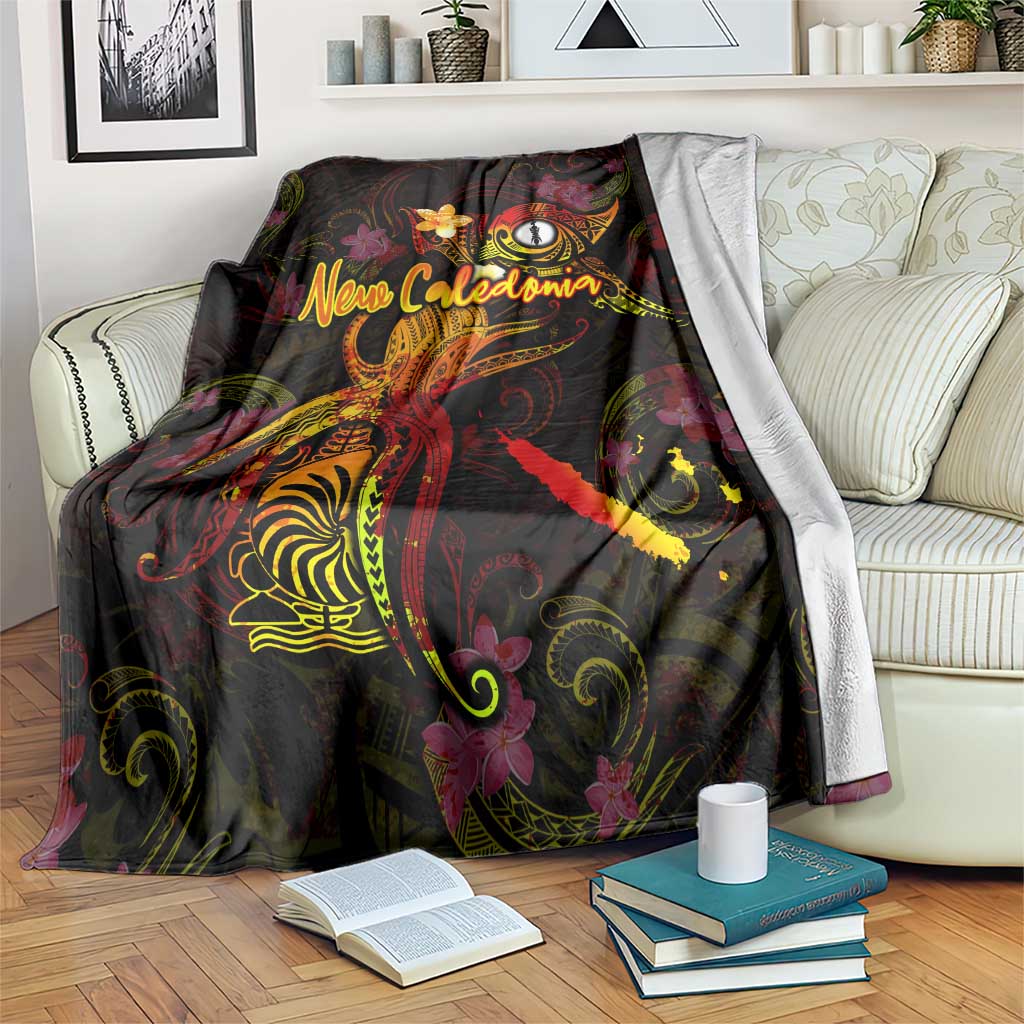 New Caledonia Blanket Octopus Plumeria Polynesian Tattoo