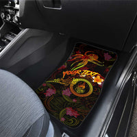 New Caledonia Car Mats Octopus Plumeria Polynesian Tattoo