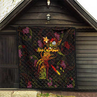 New Caledonia Quilt Octopus Plumeria Polynesian Tattoo