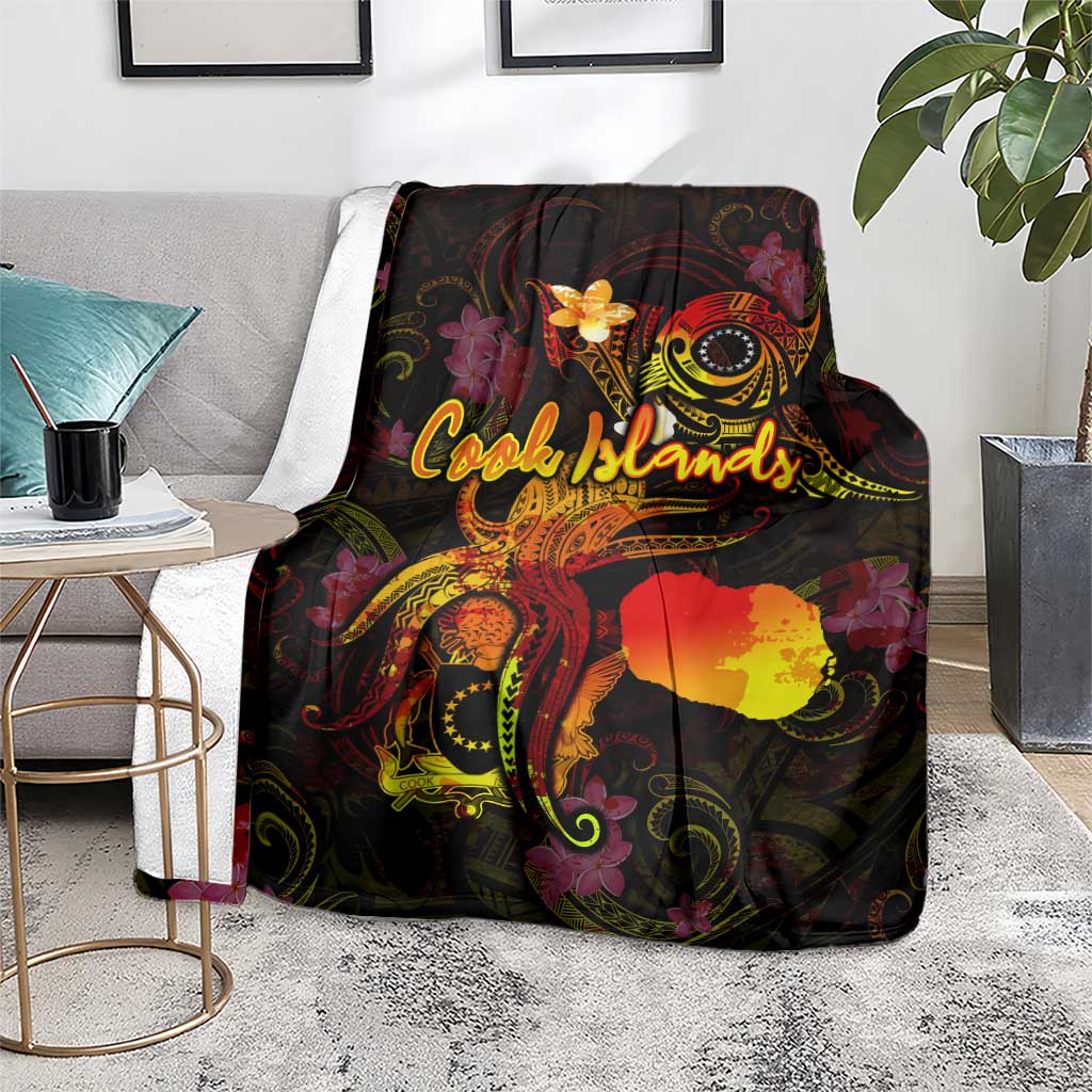 Cook Islands Blanket Octopus Plumeria Polynesian Tattoo