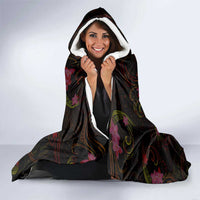 Cook Islands Hooded Blanket Octopus Plumeria Polynesian Tattoo