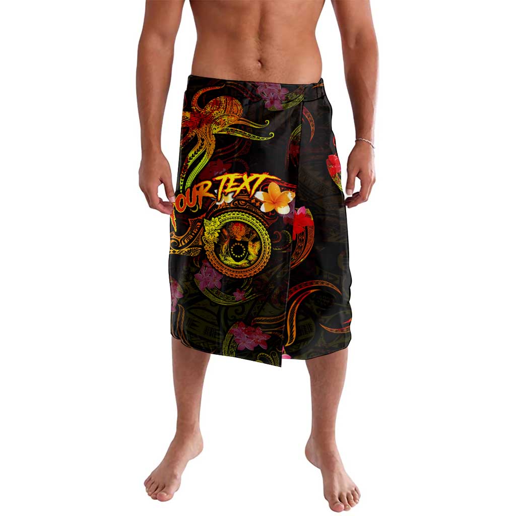 Cook Islands Lavalava Octopus Plumeria Polynesian Tattoo