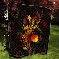 Cook Islands Quilt Octopus Plumeria Polynesian Tattoo