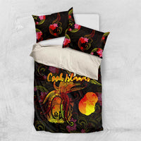 Nauru Bedding Set Octopus Plumeria Polynesian Tattoo