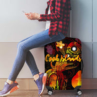 Nauru Luggage Cover Octopus Plumeria Polynesian Tattoo