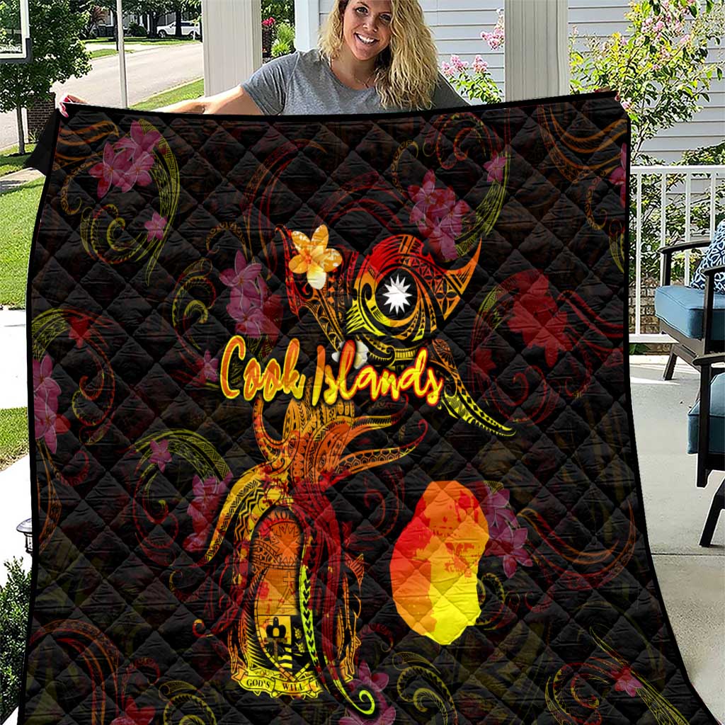 Nauru Quilt Octopus Plumeria Polynesian Tattoo