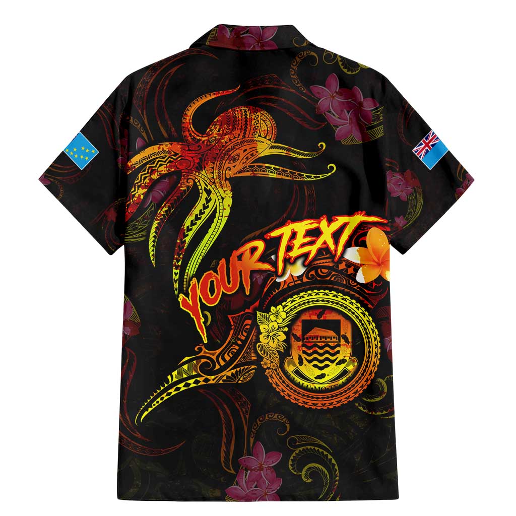Tuvalu Family Matching Mermaid Dress and Hawaiian Shirt Octopus Plumeria Polynesian Tattoo