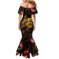 Tuvalu Mermaid Dress Octopus Plumeria Polynesian Tattoo