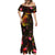 Tuvalu Mermaid Dress Octopus Plumeria Polynesian Tattoo