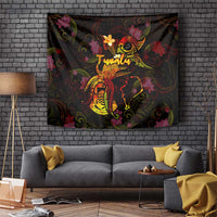 Tuvalu Tapestry Octopus Plumeria Polynesian Tattoo