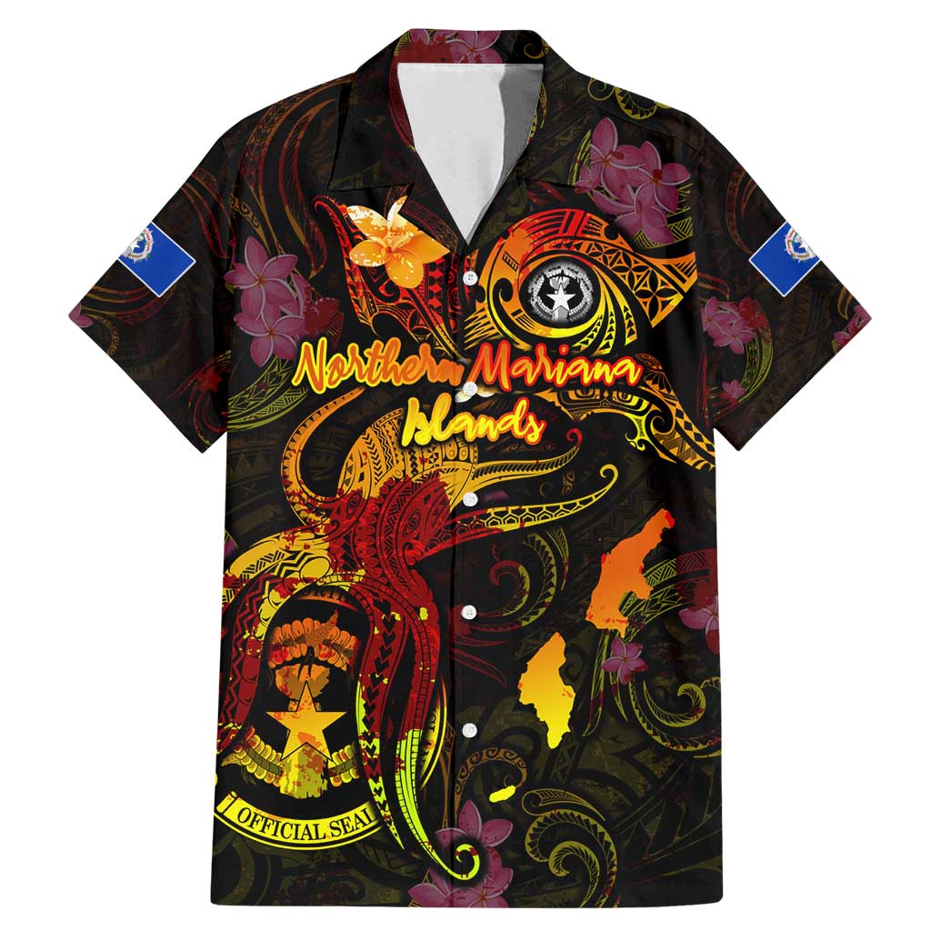 Northern Mariana Islands Family Matching Mermaid Dress and Hawaiian Shirt Octopus Plumeria Polynesian Tattoo
