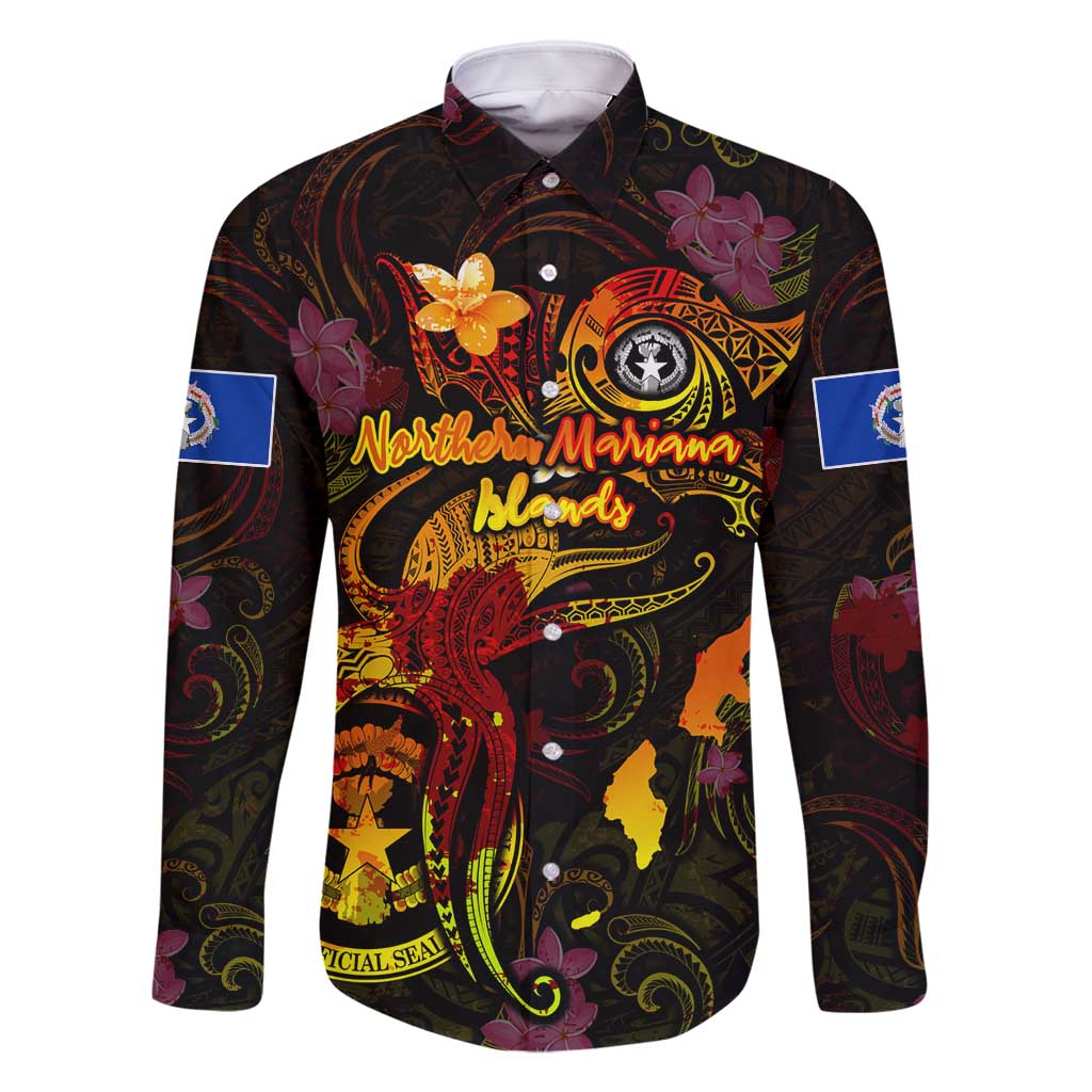 Northern Mariana Islands Family Matching Mermaid Dress and Hawaiian Shirt Octopus Plumeria Polynesian Tattoo