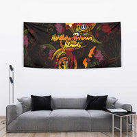 Northern Mariana Islands Tapestry Octopus Plumeria Polynesian Tattoo