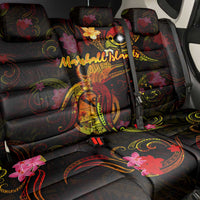 Marshall Islands Back Car Seat Cover Octopus Plumeria Polynesian Tattoo
