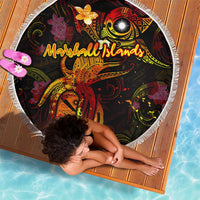 Marshall Islands Beach Blanket Octopus Plumeria Polynesian Tattoo