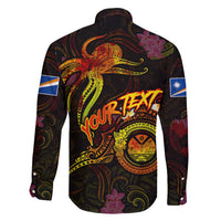 Marshall Islands Family Matching Tank Maxi Dress and Hawaiian Shirt Octopus Plumeria Polynesian Tattoo