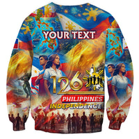 Custom The Philippines 126th Independence Anniversary Sweatshirt Art Style DT02 - Polynesian Pride