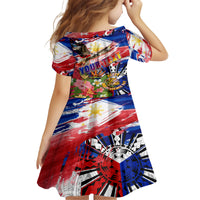 Personalized Philippines Independence Day Family Matching Off The Shoulder Long Sleeve Dress and Hawaiian Shirt Polynesia Filipinas Eagle Hibiscus