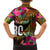Personalised Vanuatu Independence Day 30 July Kid Hawaiian Shirt Hibiscus Polynesian Pattern