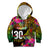 Personalised Vanuatu Independence Day 30 July Kid Hoodie Hibiscus Polynesian Pattern