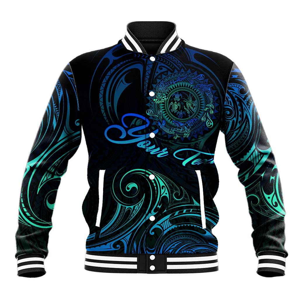 Sea Animal Polynesia Baseball Jacket Polynesian Pattern