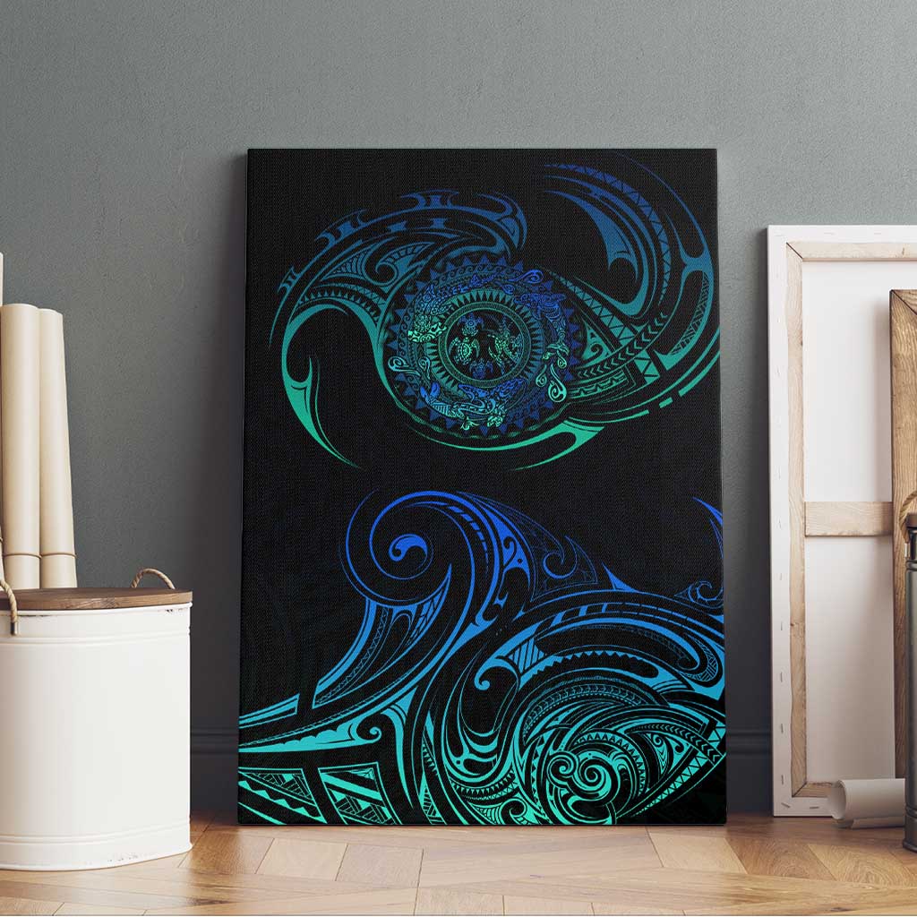 Sea Animal Polynesia Canvas Wall Art Polynesian Pattern