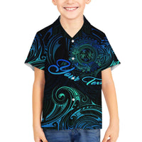 Sea Animal Polynesia Family Matching Puletasi and Hawaiian Shirt Polynesian Pattern